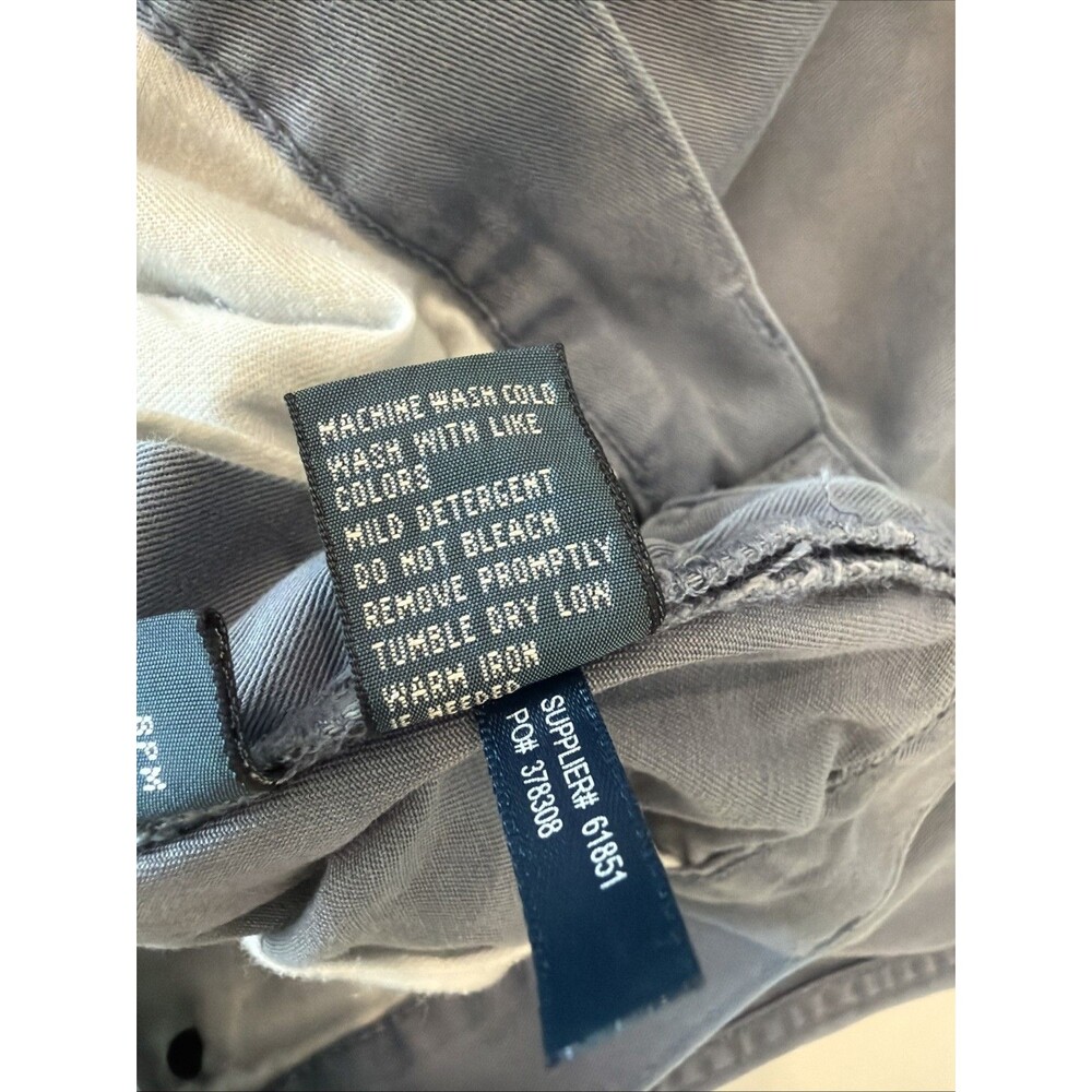 Polo Ralph Lauren Mens 650 Straight Leg Chino Slate Blue Gray Cotton Pants 36x32 - Picture 7 of 16